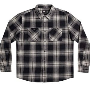 Quicksilver Large Saturn Plaid Flannel Button up Shirt